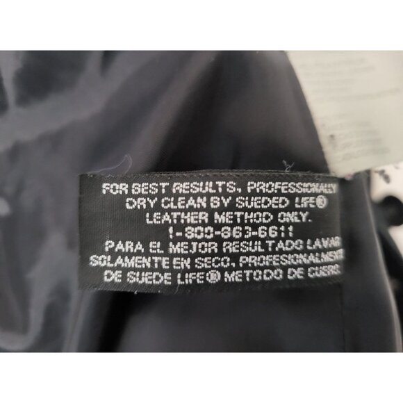 Y2K Vintage Boho Black Suede Belted Jacket Genuine Leather - Picture 10 of 12